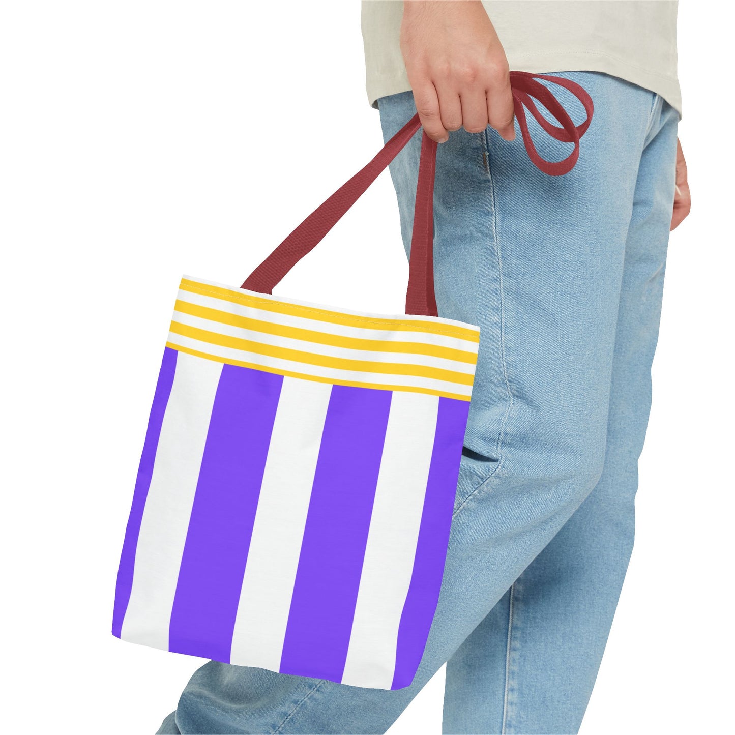 Colorful Striped Tote Bag - Beach Bag, Shopping Bag, Reusable Grocery Tote, Travel Bag, Gift for Her, School Bag