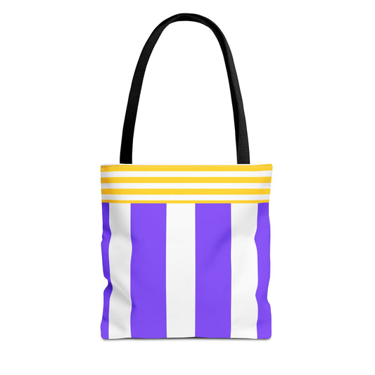 Colorful Striped Tote Bag - Beach Bag, Shopping Bag, Reusable Grocery Tote, Travel Bag, Gift for Her, School Bag