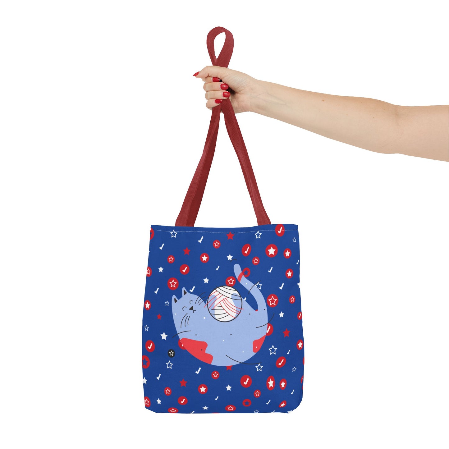 Playful Cat Lover Tote Bag - Cute Pet Accessories, Gift for Cat Owners, Eco-Friendly Bag for Walks, Pet Supplies