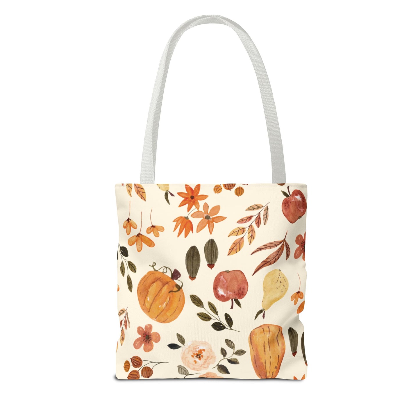 Autumn Fox Tote Bag, Fall Inspired, Eco-Friendly Shopping Bag, Perfect for Gifts, Floral Design, Seasonal Style, Cute Tote