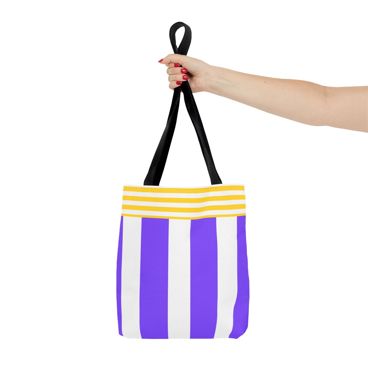 Colorful Striped Tote Bag - Beach Bag, Shopping Bag, Reusable Grocery Tote, Travel Bag, Gift for Her, School Bag