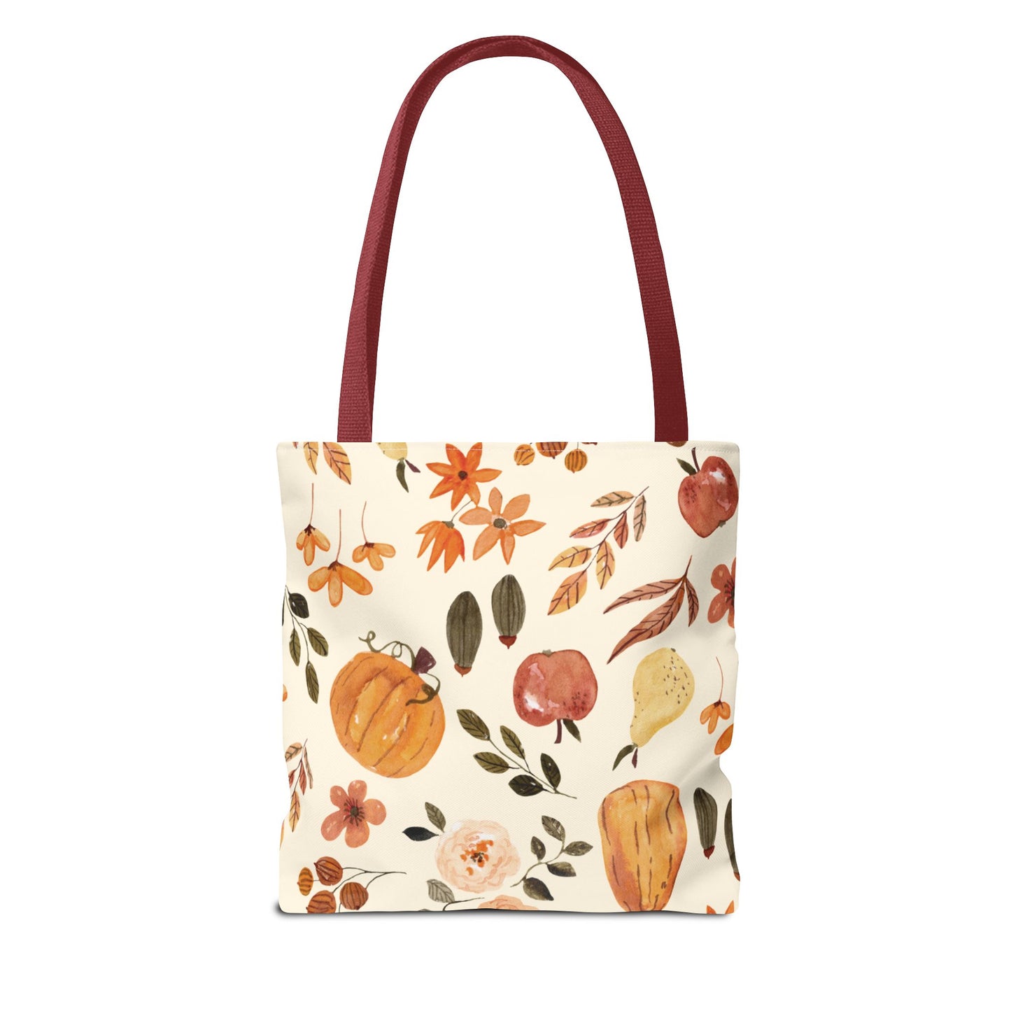 Autumn Fox Tote Bag, Fall Inspired, Eco-Friendly Shopping Bag, Perfect for Gifts, Floral Design, Seasonal Style, Cute Tote