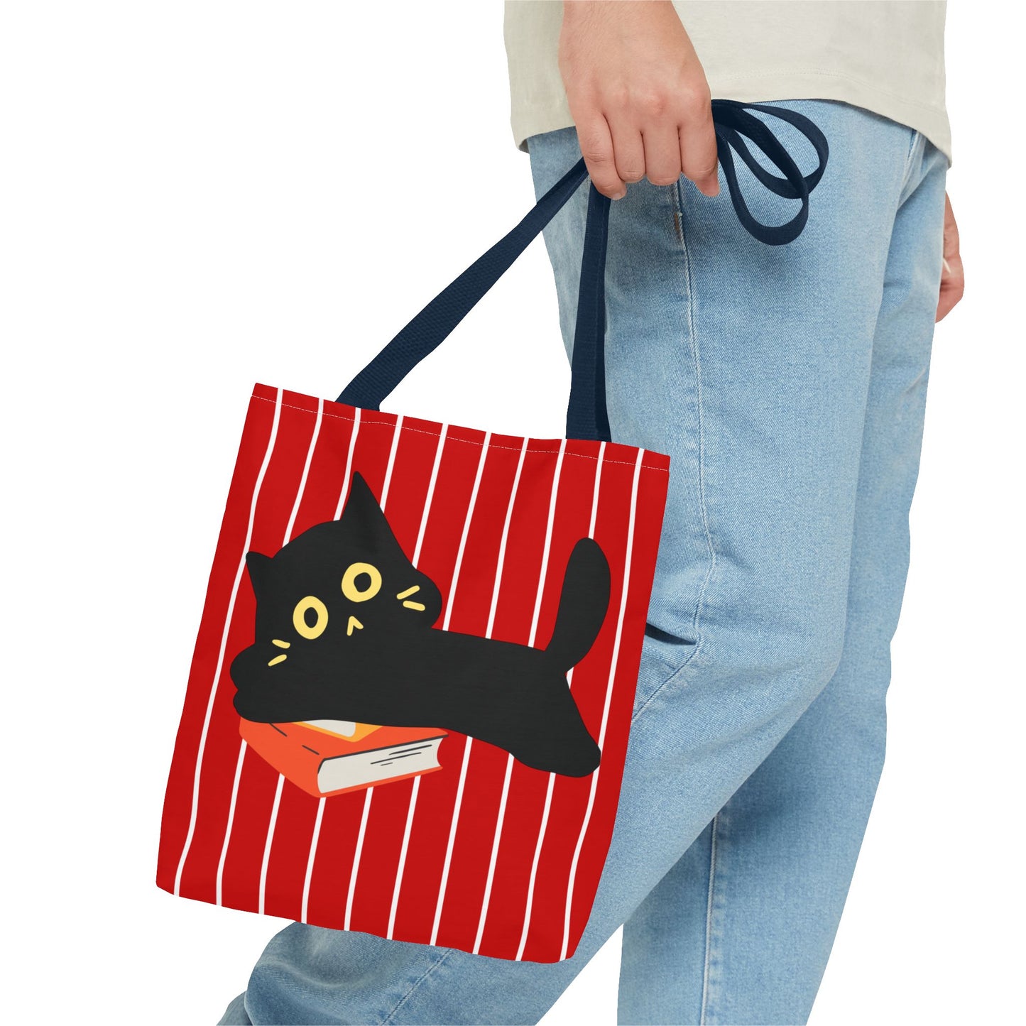 Charming Cat Tote Bag - Cute Feline Friend, Perfect Gift for Cat Lovers, Stylish Shopping Bag, Pet Lovers Gift, Fun Everyday Use