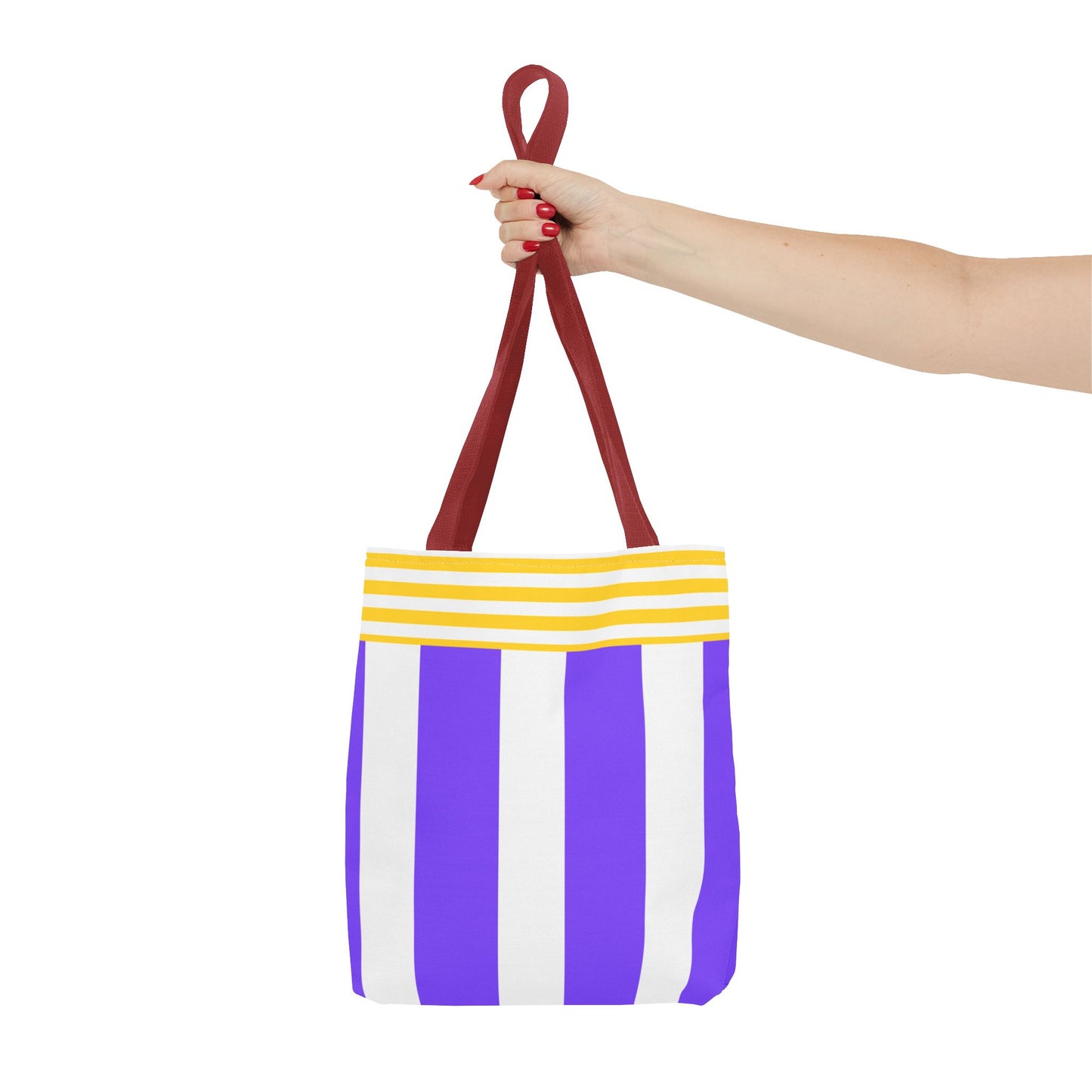 Colorful Striped Tote Bag - Beach Bag, Shopping Bag, Reusable Grocery Tote, Travel Bag, Gift for Her, School Bag
