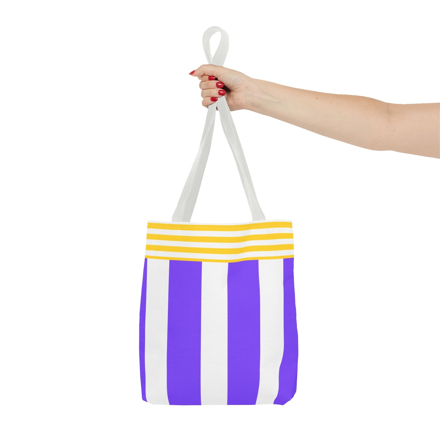 Colorful Striped Tote Bag - Beach Bag, Shopping Bag, Reusable Grocery Tote, Travel Bag, Gift for Her, School Bag