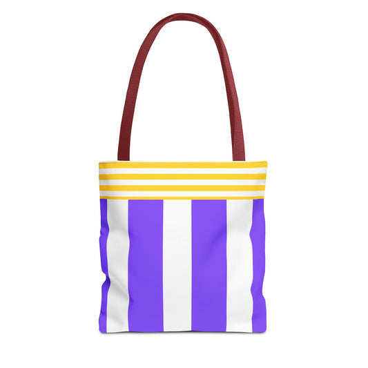 Colorful Striped Tote Bag - Beach Bag, Shopping Bag, Reusable Grocery Tote, Travel Bag, Gift for Her, School Bag