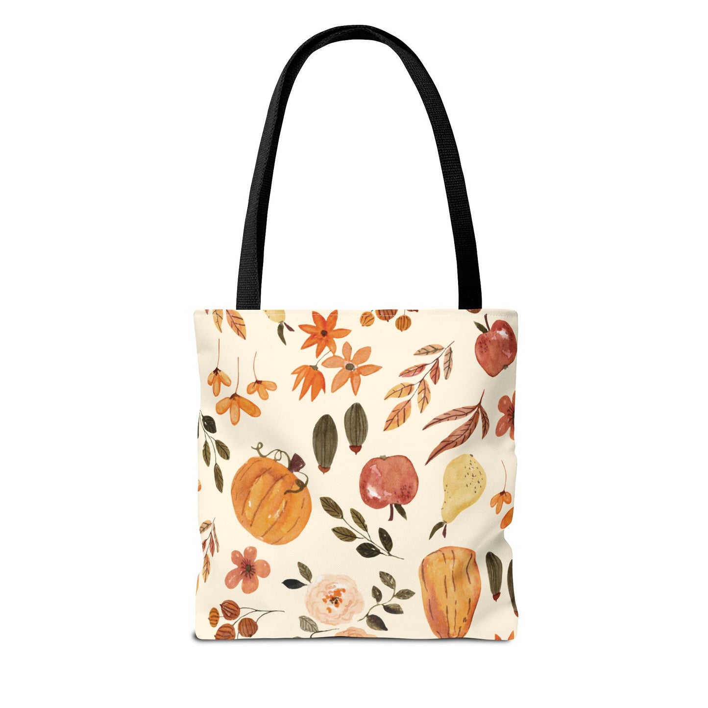Autumn Fox Tote Bag, Fall Inspired, Eco-Friendly Shopping Bag, Perfect for Gifts, Floral Design, Seasonal Style, Cute Tote