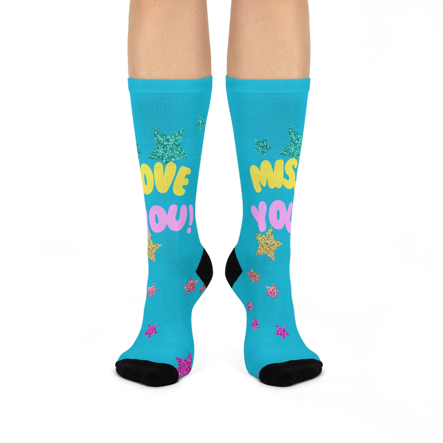 Colorful Message Socks | Fun Gift for Friends, Sock Lovers, Cozy Wear, Birthday Present, Cheerful Accessories