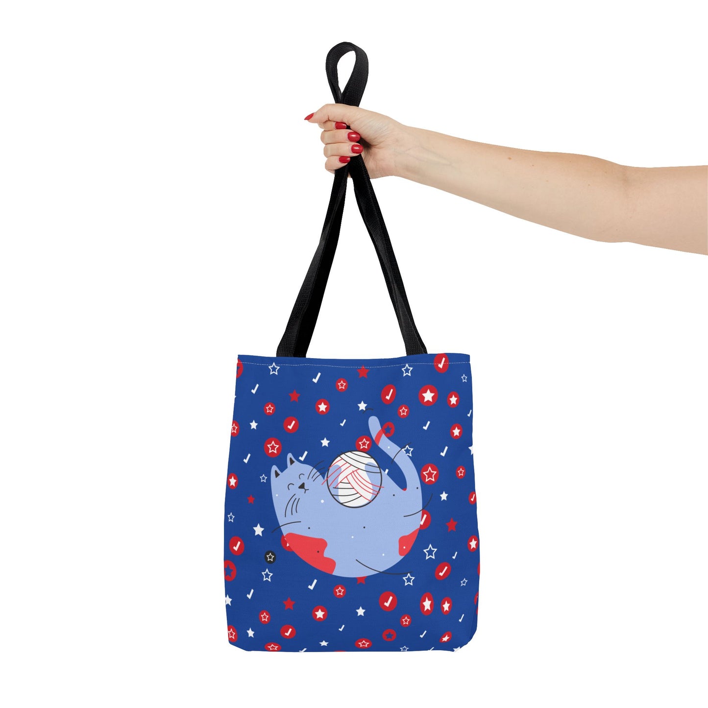 Playful Cat Lover Tote Bag - Cute Pet Accessories, Gift for Cat Owners, Eco-Friendly Bag for Walks, Pet Supplies