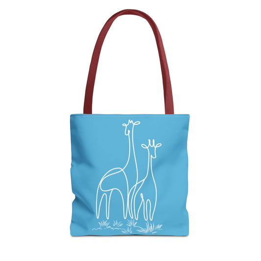 Cute Giraffe Tote Bag | Animal Lover Gift, Eco-Friendly Shopper, Travel Companion, Casual Everyday Use, Summer Fun
