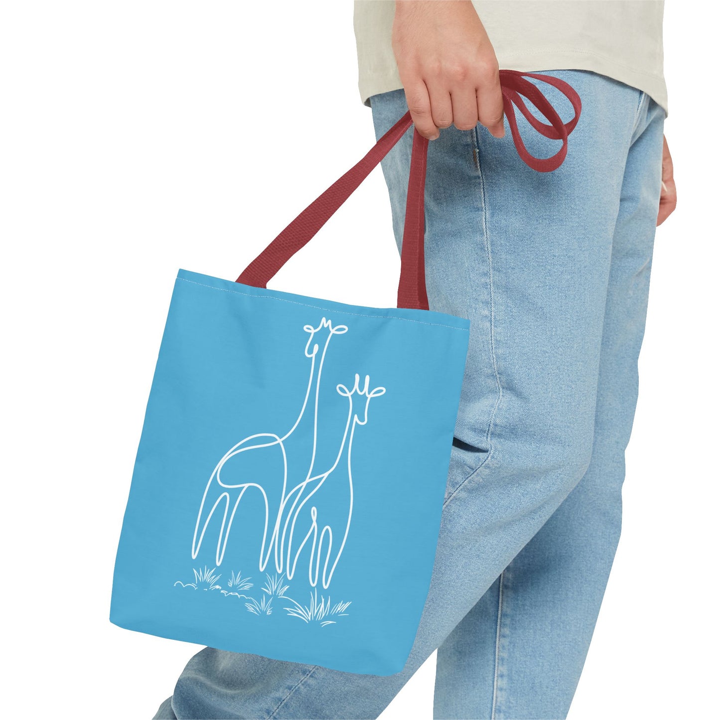 Cute Giraffe Tote Bag | Animal Lover Gift, Eco-Friendly Shopper, Travel Companion, Casual Everyday Use, Summer Fun