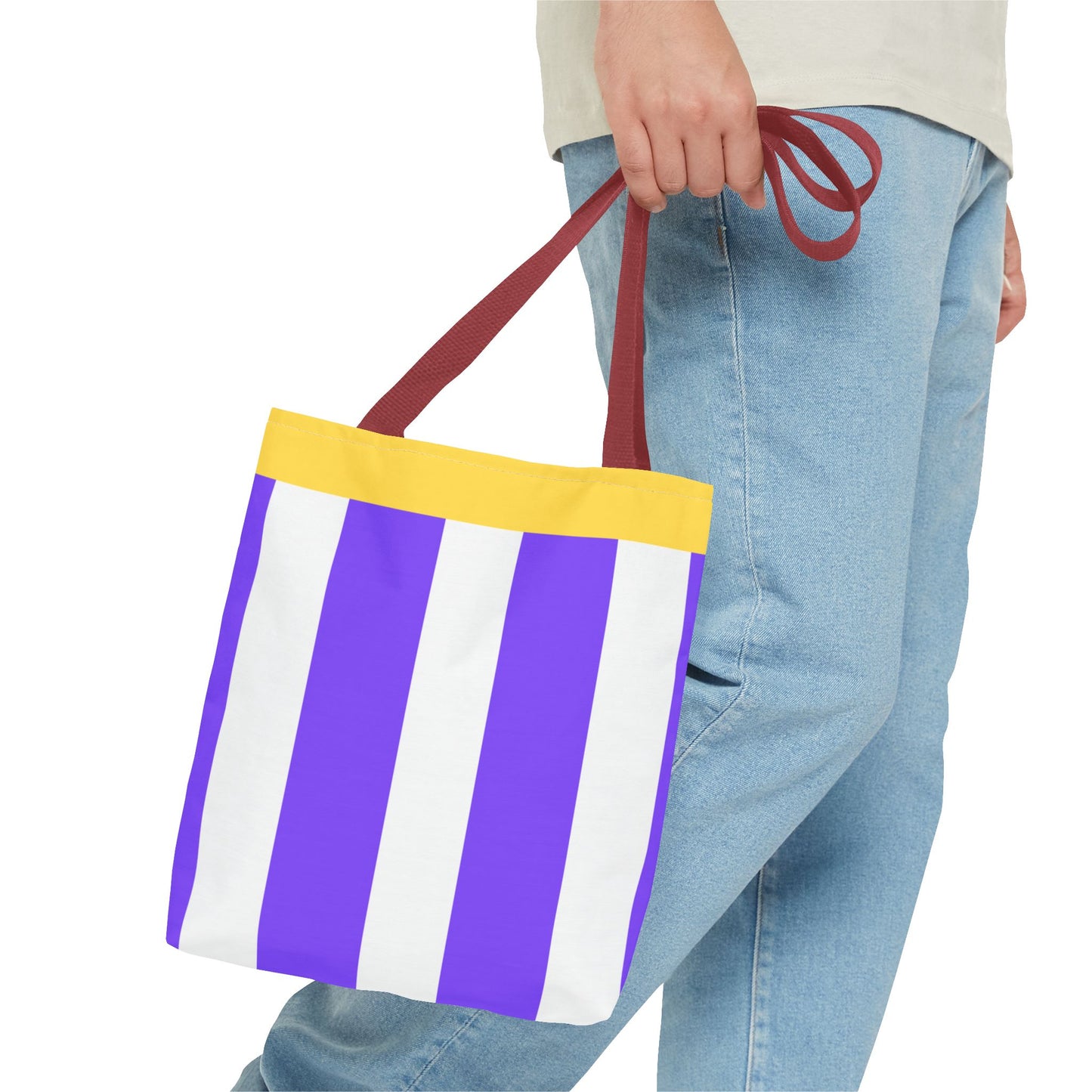 Vibrant Striped Tote Bag, Fashionable Reusable Shopping Bag, Eco-Friendly Beach Bag, Daily Use Carryall, Gift for Her