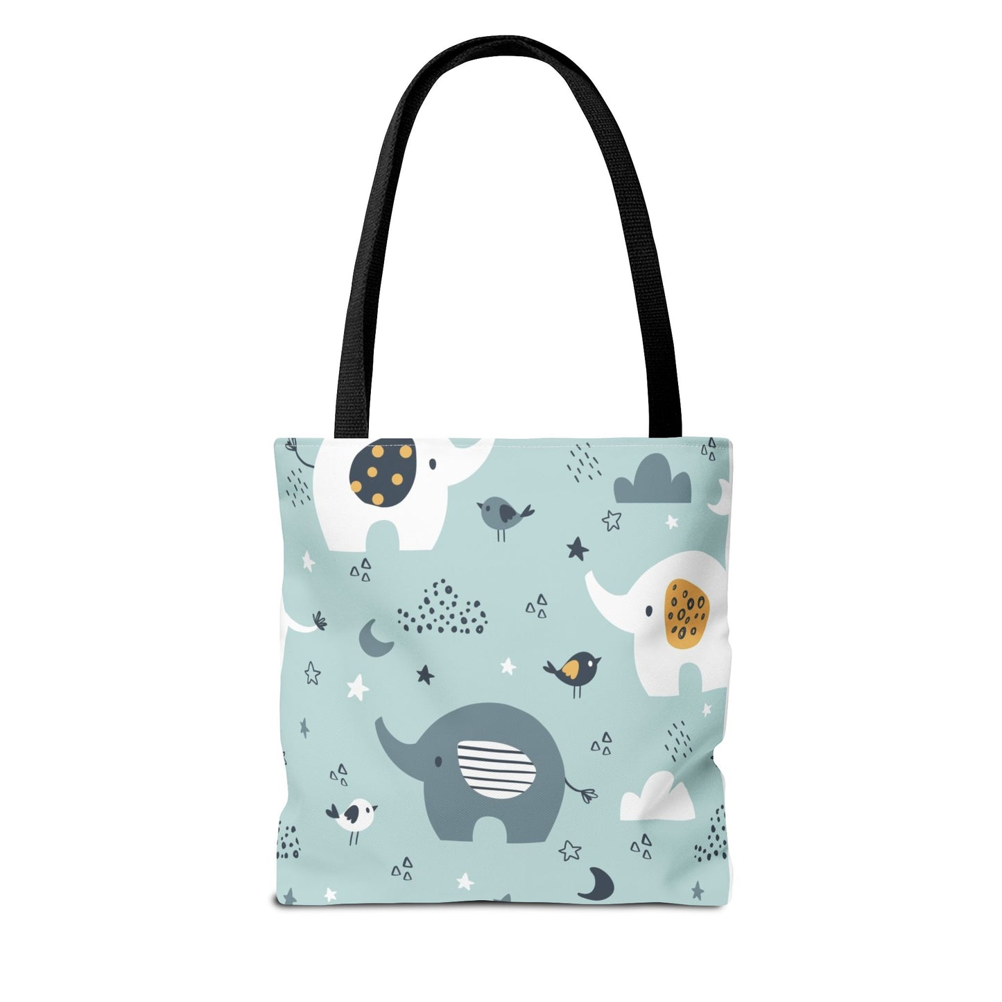 Baby Elephant 'Hello Little One' Tote Bag — Cute Newborn Gift, Baby Shower Tote