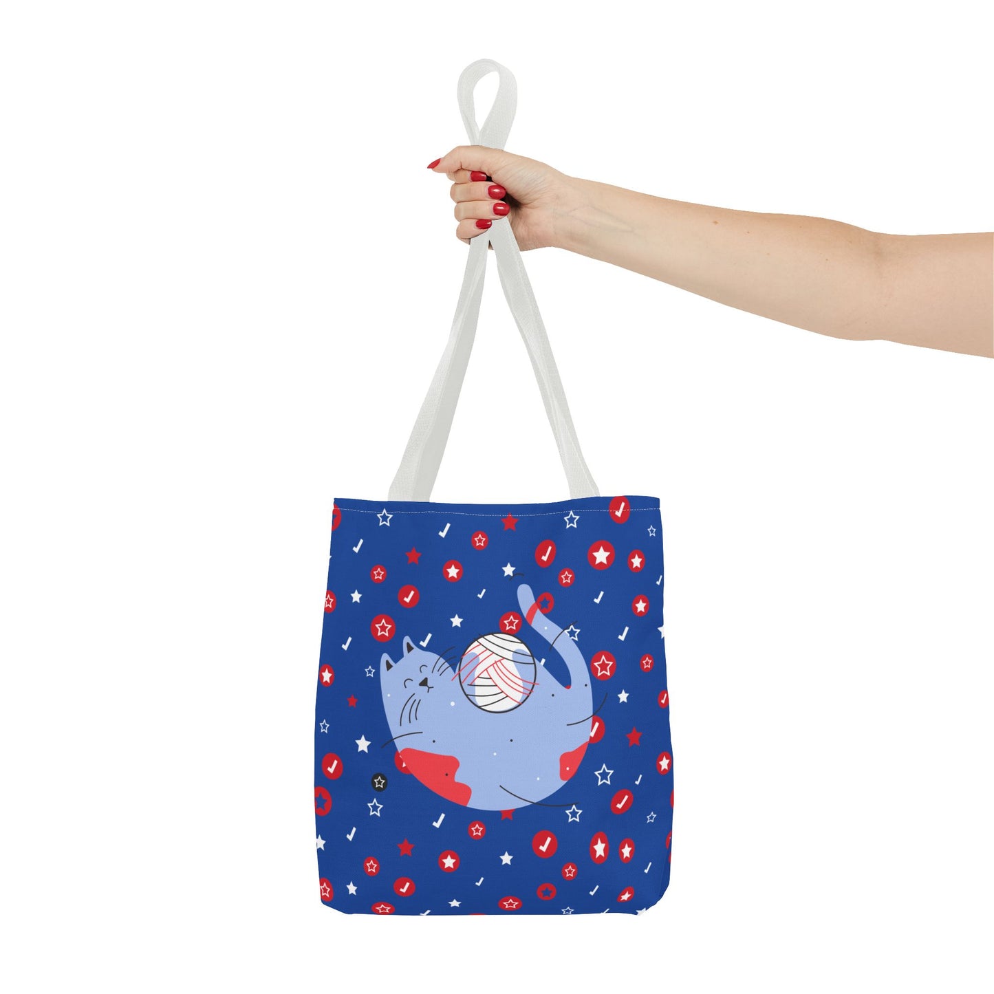 Playful Cat Lover Tote Bag - Cute Pet Accessories, Gift for Cat Owners, Eco-Friendly Bag for Walks, Pet Supplies