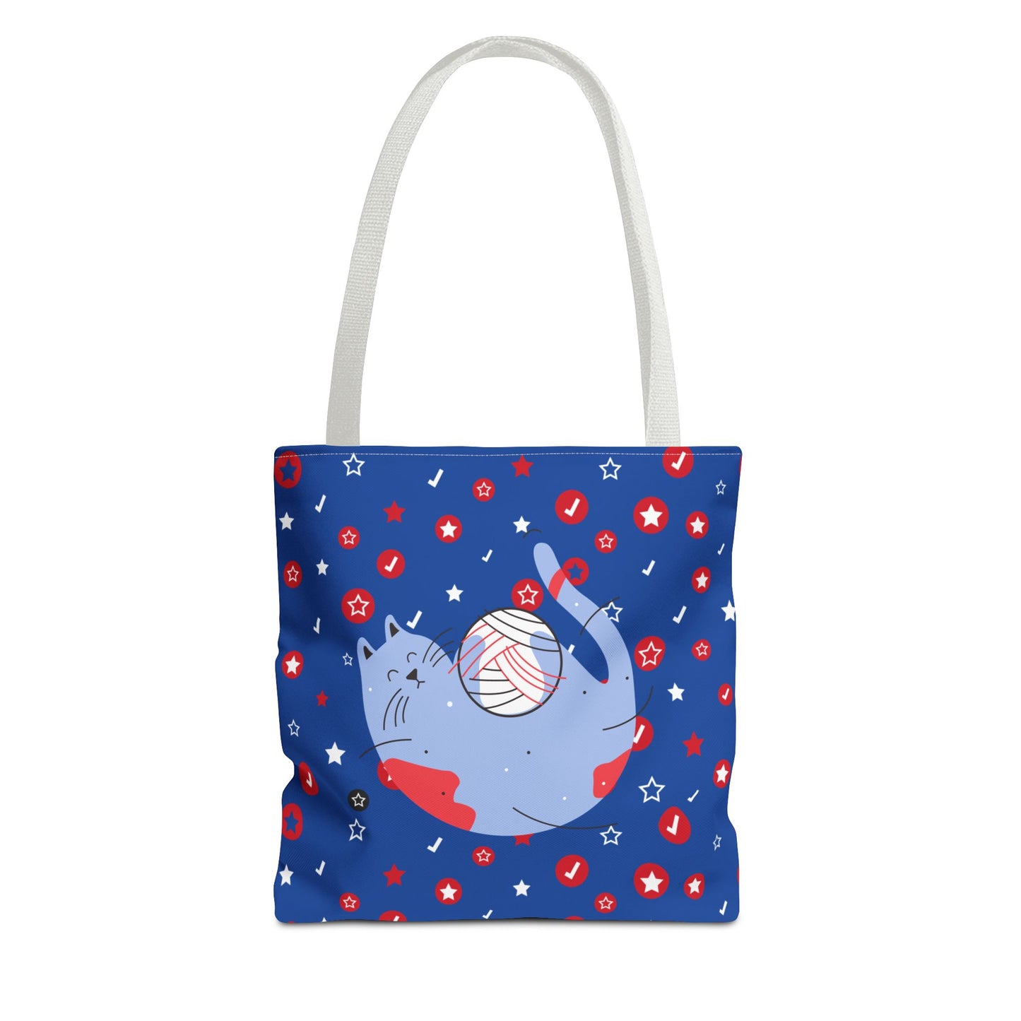 Playful Cat Lover Tote Bag - Cute Pet Accessories, Gift for Cat Owners, Eco-Friendly Bag for Walks, Pet Supplies