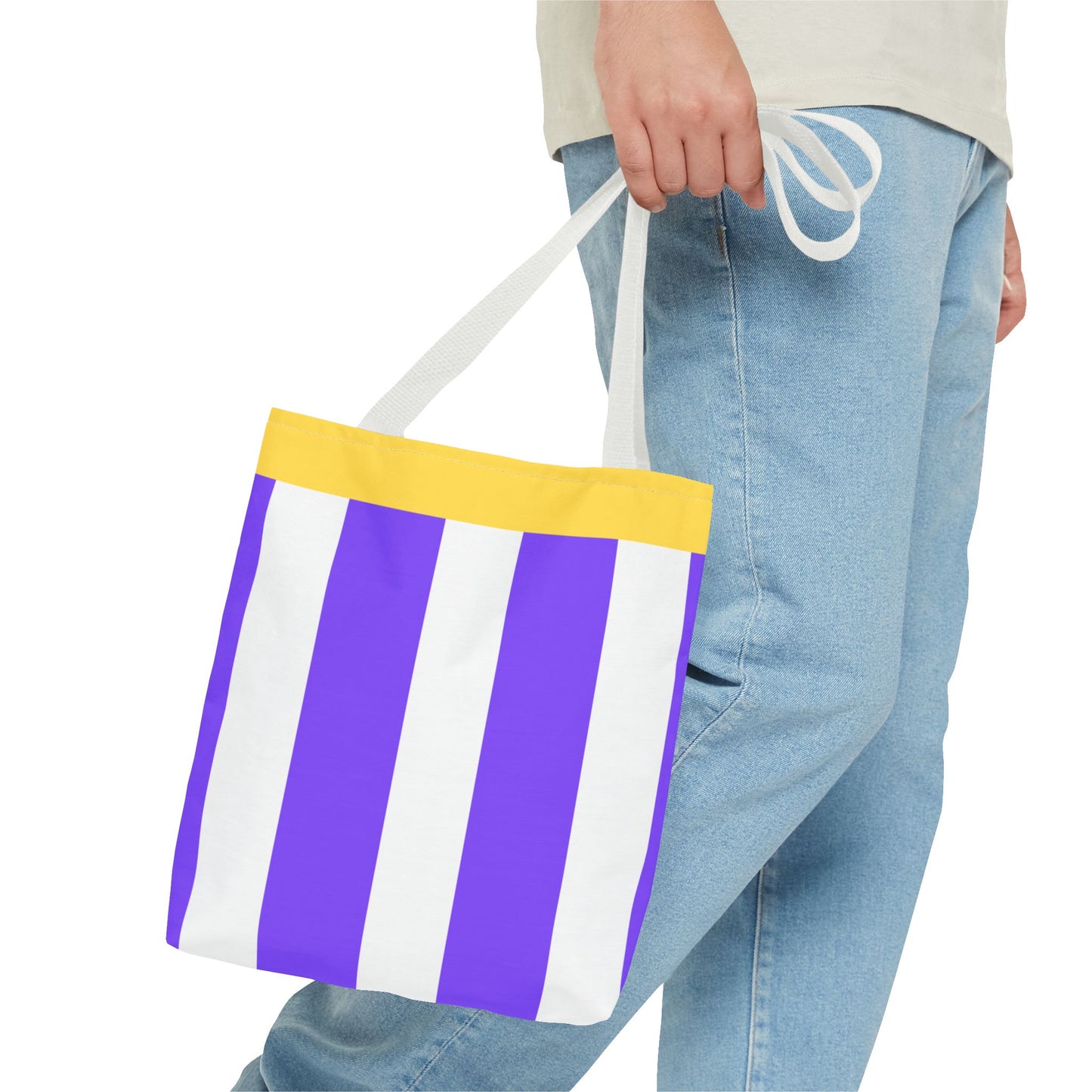Vibrant Striped Tote Bag, Fashionable Reusable Shopping Bag, Eco-Friendly Beach Bag, Daily Use Carryall, Gift for Her