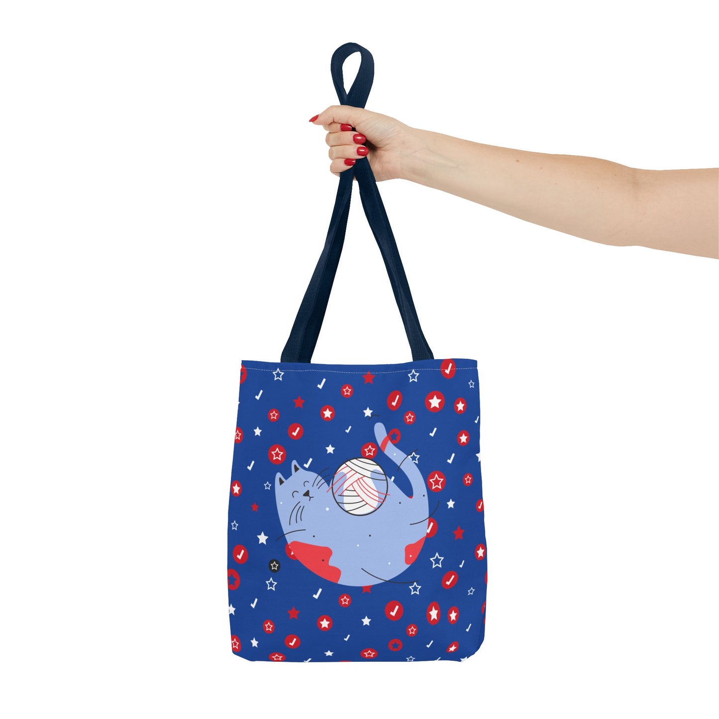 Playful Cat Lover Tote Bag - Cute Pet Accessories, Gift for Cat Owners, Eco-Friendly Bag for Walks, Pet Supplies