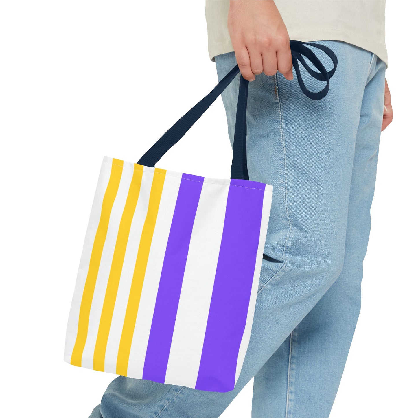 Vibrant Striped Tote Bag, Stylish Shopping Tote, Eco-Friendly Beach Bag, Versatile Everyday Tote, Gift for Her